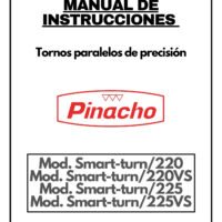 Manual Torno Pinacho Smart-turn 200 / 225 y VS | Torno Paralelo