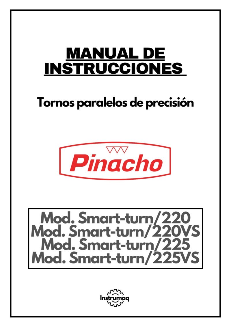 Manual Torno Pinacho Smart-turn 200 / 225 y VS | Torno Paralelo