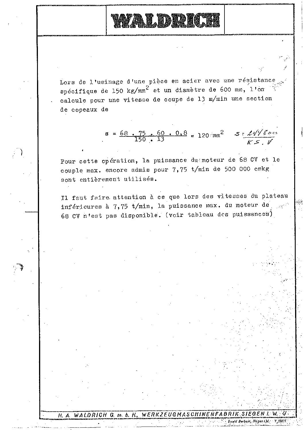 Instructions-de-Service-Tour-Waldrich Manual Torno Waldrich Coburg WWDK 50 | Torno Paralelo
