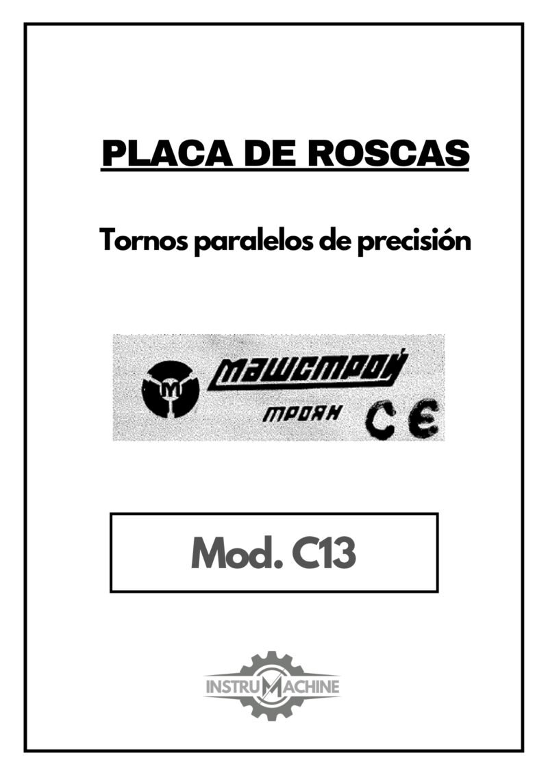Placa de Roscas ZMM C13 | Torno paralelo