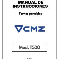CMZ mod. T360-1 Manual de instrucciones CMZ T500 | Torno paralelo