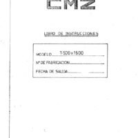 CMZ mod. T500-2 Manual de instrucciones CMZ T500 | Torno paralelo