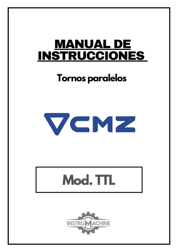 Portada Manual de instrucciones CMZ TTL | Torno paralelo