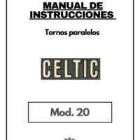 Manual de instrucciones NORDIC-CELTIC 20 | Torno paralelo