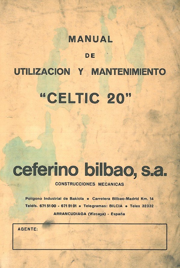 Manual de instrucciones NORDIC-CELTIC 20 | Torno paralelo