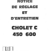 Manual de instrucciones H.ERNAULT SOMUA CHOLET C450-600 | Torno paralelo