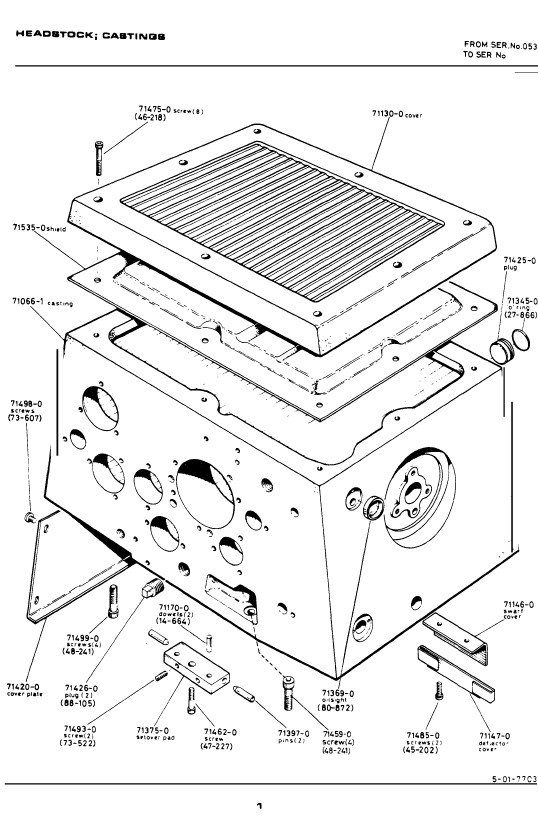 Manual de instrucciones COLCHESTER 4910 M-211-201 | Torno paralelo