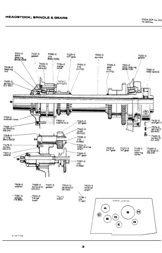 Manual de instrucciones COLCHESTER 4910 M-211-201 | Torno paralelo