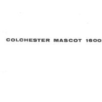 Colchester mod. MASCOT 1600-2 Manual de instrucciones COLCHESTER MASCOT 1600 | Torno paralelo