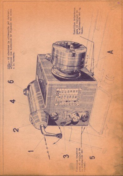 Cumbre mod. 026-3 Manual de instrucciones CUMBRE 026 | Torno paralelo