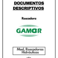 Gamor-1 Manual de instrucciones GAMOR Roscadoras Hidráulicas | Roscadora