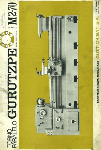 Manual de instrucciones GURUTZPE M2 | Torno paralelo