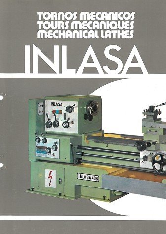Inlasa mod. 405-2 Manual de instrucciones INLASA 405 | Torno paralelo