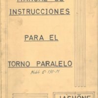 Jashone mod. E190M-2 Manual de instrucciones JASHONE E 190 M | Torno paralelo