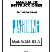Jashone mod. M 285-82-A-1 Manual de instrucciones JASHONE M 180 / M-190 | Torno paralelo