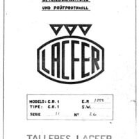 Lacfer mod. CR-1-2 Manual de instrucciones LACFER CR-1 | Torno paralelo