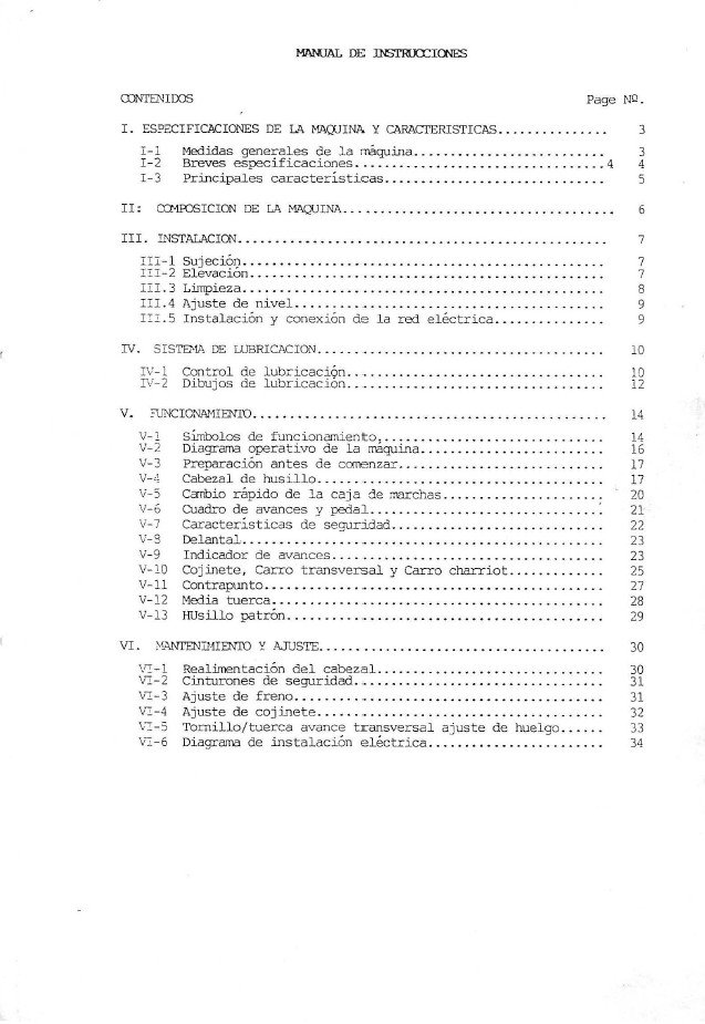 Manual de instrucciones MICROWEILY TY 18455 | Torno paralelo