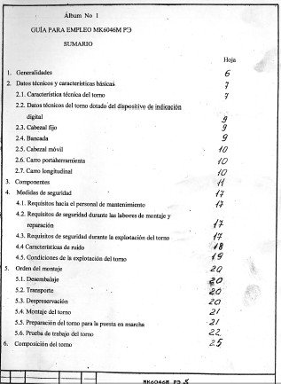 Manual de instrucciones MORKAIKO MK-6046M | Torno paralelo