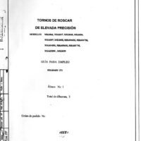 Manual de instrucciones MORKAIKO MK-6046M | Torno paralelo