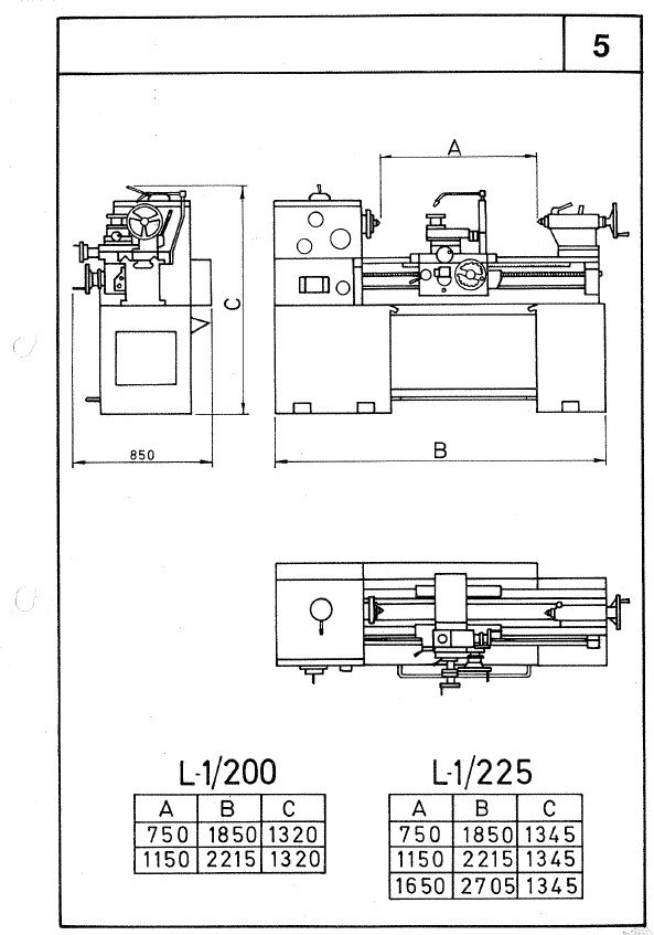 Manual de instrucciones Pinacho L1 225 | Torno paralelo