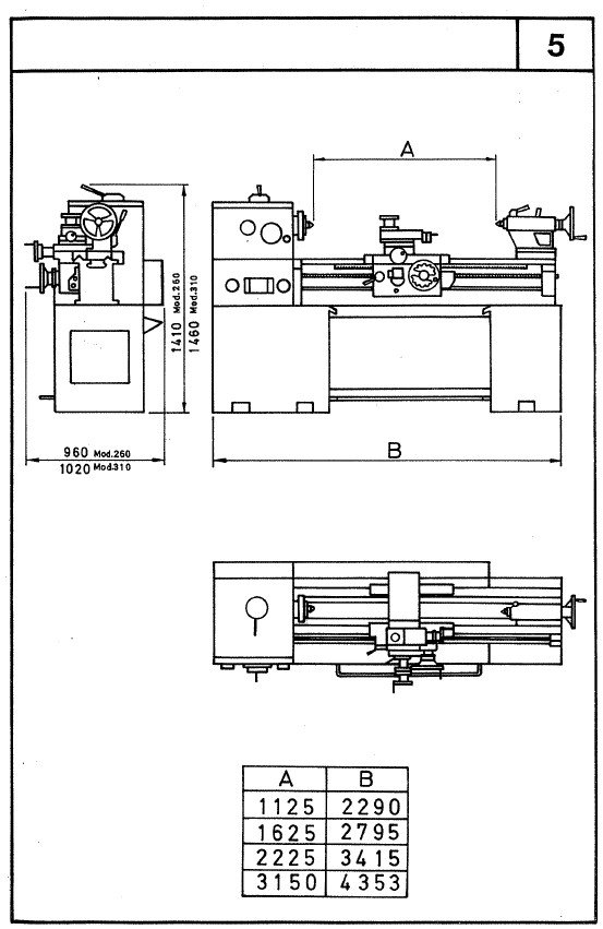 Manual de instrucciones Pinacho L1 260 | Torno paralelo