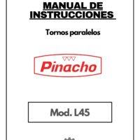 Pinacho L45-1 Manual de instrucciones Pinacho L45 | Torno paralelo