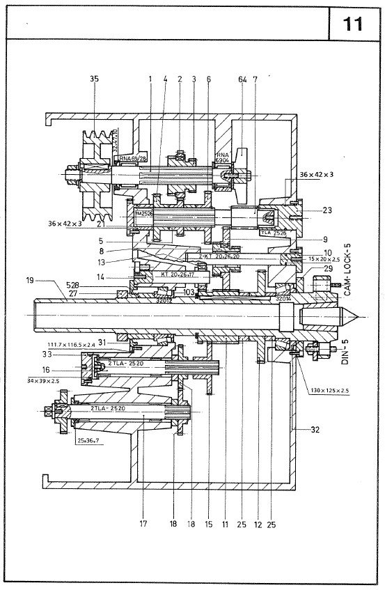 Pinacho L8 225-260-3 Manual de instrucciones Pinacho L8 225-260 | Torno paralelo