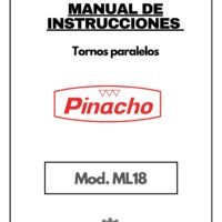 Pinacho ML18-1 Manual de instrucciones Pinacho ML18 | Torno paralelo