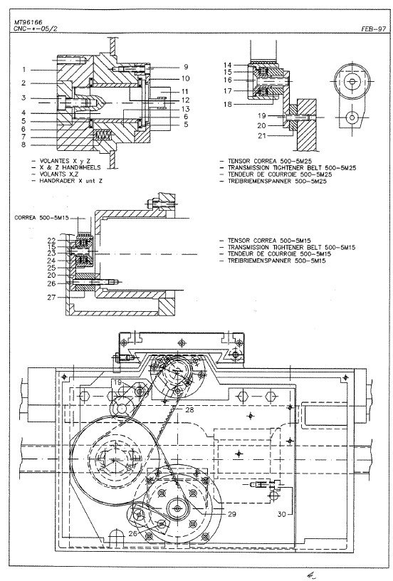 Pinacho S94C-200-2 Manual de instrucciones Pinacho S94C /200-225 | Torno paralelo