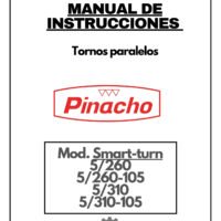 Pinacho SMART5-260-1 Manual de instrucciones Pinacho Smart Turn 5/260 5/260-105 5/310 5/310-105 | Torno paralelo