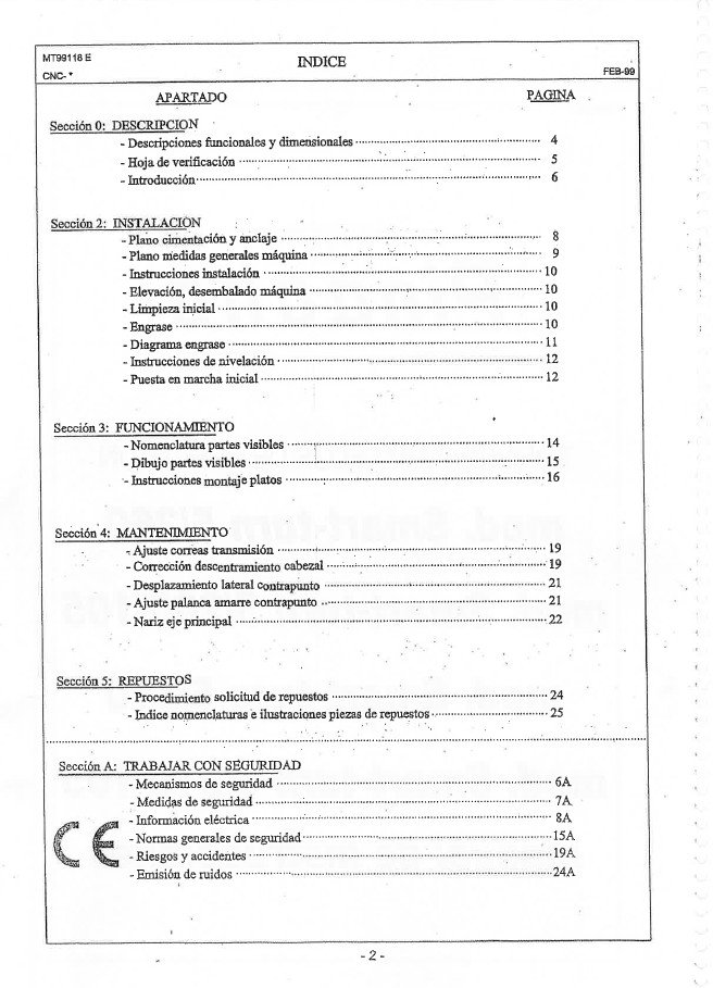Pinacho SMART5-260-3 Manual de instrucciones Pinacho Smart Turn 5/260 5/260-105 5/310 5/310-105 | Torno paralelo