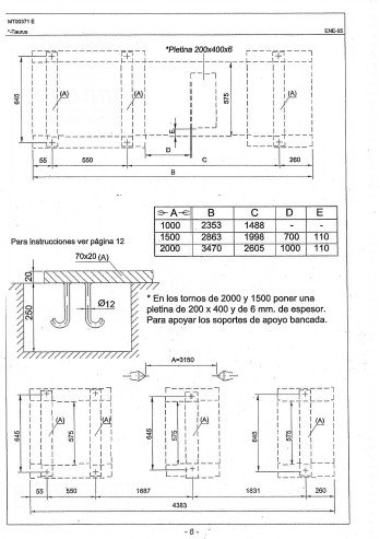 Pinacho SMART5-260-3 Manual de instrucciones Pinacho Smart Turn 5/260 5/260-105 5/310 5/310-105 | Torno paralelo
