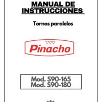 Pinacho mod. S90-165 S90-180-1 Manual de instrucciones Pinacho S90 SP90 165-180 | Torno paralelo