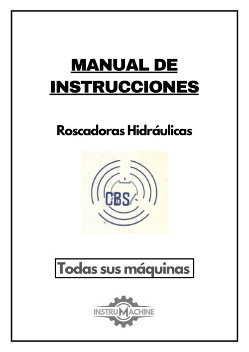 Roscadora CBS Hidraulica-1 Manual de instrucciones CBS H 18 FT | Roscadoras hidráulicas