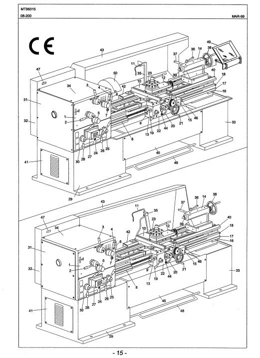 Manual de instrucciones Pinacho S90/VS/200-225 | Torno paralelo
