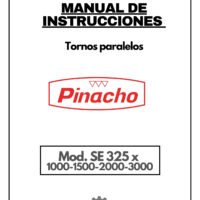 Manual de instrucciones Pinacho SE 325 x 1000-1500-2000-3000 | Torno paralelo
