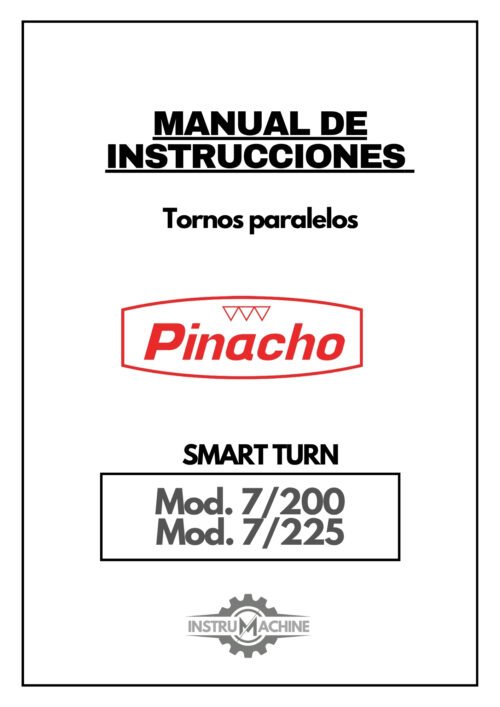 SM7-200-1 Manual de instrucciones Pinacho Smart Turn 7/200 / 7/225 | Torno paralelo