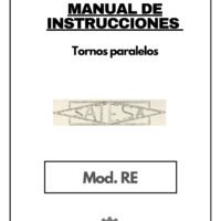 Manual de instrucciones SATESA RE | Torno paralelo