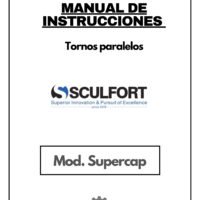 Sculfort mod. Supercap-1 Manual de instrucciones SCULFORT Supercap | Torno paralelo