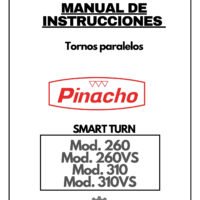 Manual de instrucciones Pinacho Smart Turn 260 / 260VS / 310 / 310VS Smart Turn | Torno paralelo