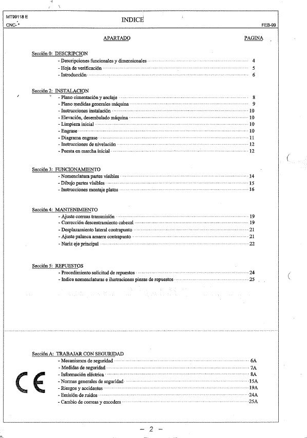 Manual de instrucciones Pinacho Smart Turn 260 / 260VS / 310 / 310VS Smart Turn | Torno paralelo