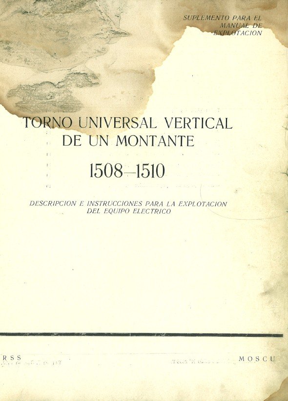 Manual de instrucciones STANKOIMPORT 1508-1510 | Torno paralelo