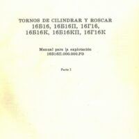 Manual de instrucciones STANKOIMPORT 16B16/16B16II/16B16 | Torno paralelo