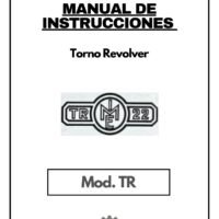 Manual de instrucciones EGUZKI TR | Torno Revolver