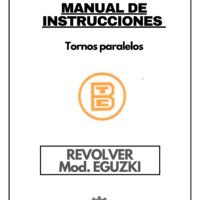 Manual de instrucciones EGUZKI TR | Torno Revolver