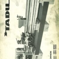 Manual de instrucciones TADU EN-250 / EN-300 | Torno paralelo