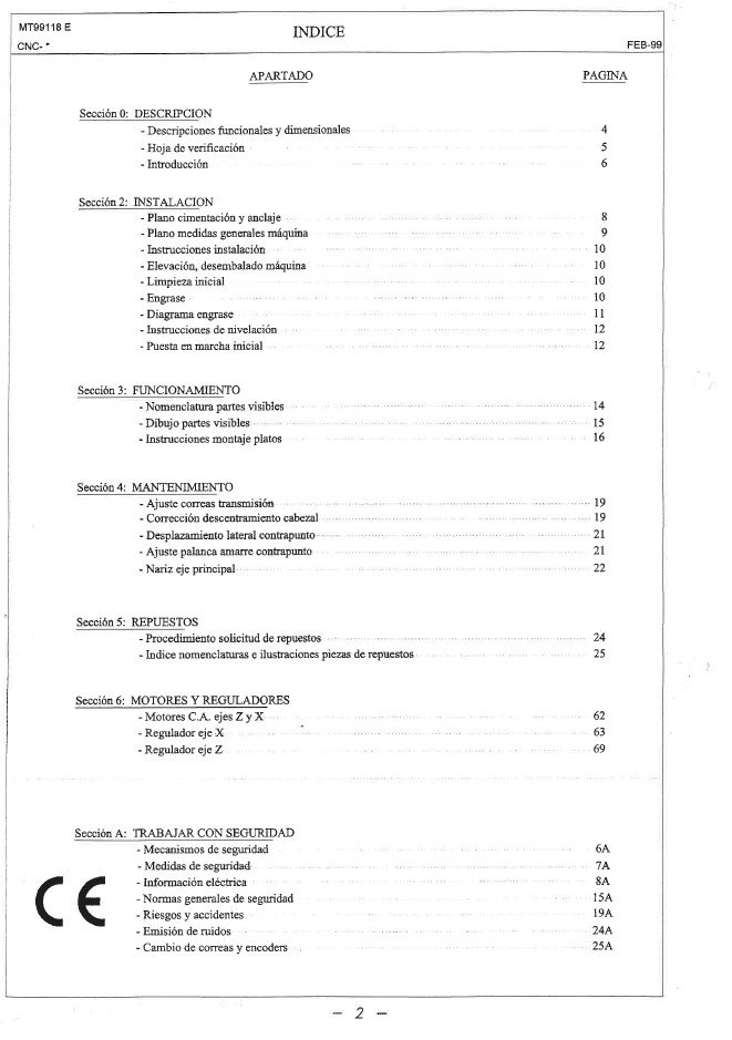 Manual de instrucciones Pinacho TAURUS-310 | Torno paralelo