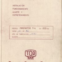 Manual de instrucciones TOR Innovator T4 | Torno paralelo