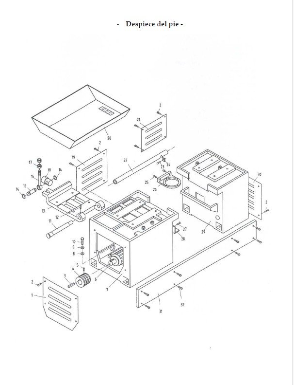 Manual de instrucciones ARIEN 312 | Torno paralelo