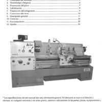 Torno Arien mod. 336-3 Manual de instrucciones ARIEN 336 | Torno paralelo